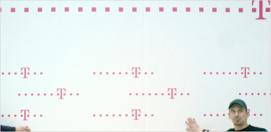 				TELEKOM logo wall				